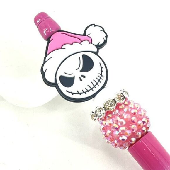 Pumpking Halloween Jack skellington fall autumn pen handmade NEW bling rhineston - Picture 2 of 6
